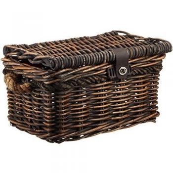 New Looxs Melbourne: panier à osier pour vélo, brun