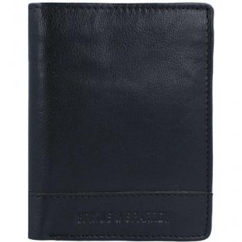 10 cm Black Leather Wallet with RFID Protection – Spikes & Sparrow