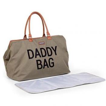 Khaki Canvas Daddy Bag von CHILDHOME