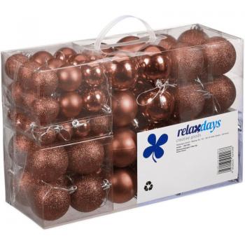 Boules de Noël Polies et Scintillantes