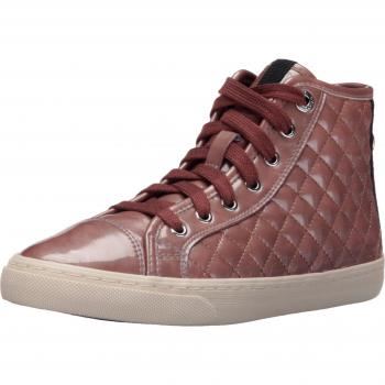 Geox D New Club A, Scarpe Sportive Alte Donna, Rosa