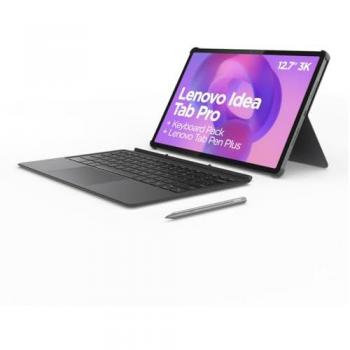 Lenovo TB373FU Idea Tab Pro 12.7 8/256GB Wi-Fi Cinza + Capa Teclado e Caneta