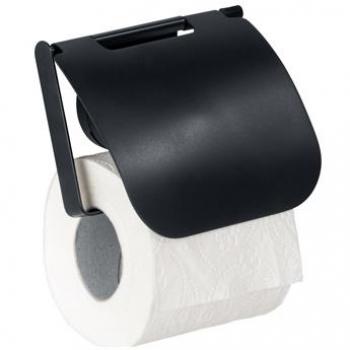 WENKO Toilettenpapierständer Static-Loc® Plus Pavia Schwarz