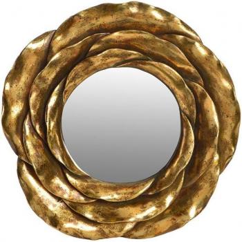 Espejo de pared DKD Home Decor Oro Espejo Resina (41x5x41cm)