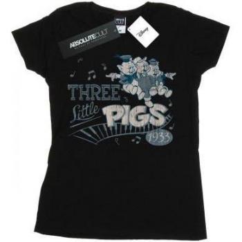 Disney Three Little Pigs 1933 Women's Cotton T-Shirt