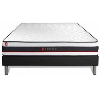 Ensemble 140x200 Matelas Form très ferme + sommier Noir