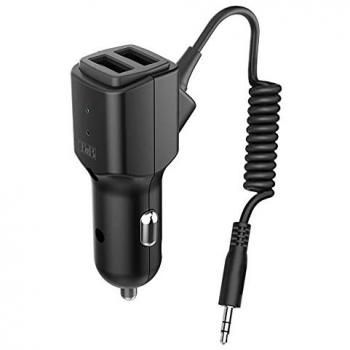 Chargeur allume-cigare TNB noir avec Bluetooth
