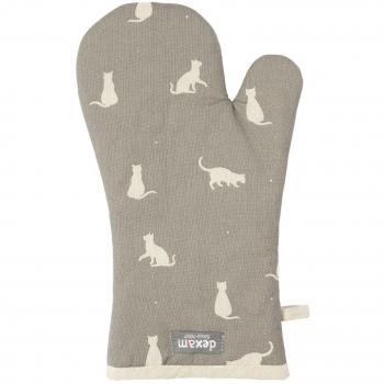 Rushbrookes Dexam Gauntlet 100% Cotton Happy Cats 33x20