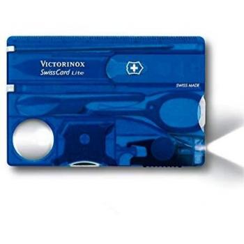 Victorinox Taschenwerkzeug-Set Swiss Card Lite blau transparent