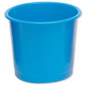 Blue 14L Office Waste Container – Polypropylene, 304x254mm, ID 330879