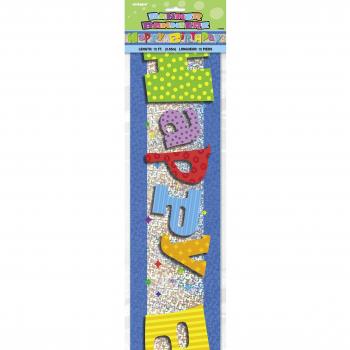 Birthday Prism 10866 12ft Wacky Celebration Banner