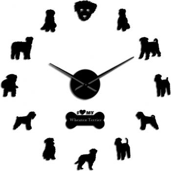 Reloj de Pared Acrílico Wheaten Terrier