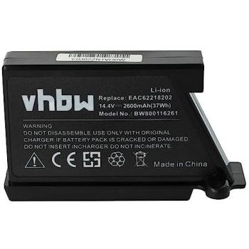 Vhbw 2600mAh Replacement Battery for LG Hom-Bot VR6340LV, VR63475LV, VR63485LV, VR64602LV (14.4V, Li-Ion)