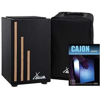 XDrum Cajon Primero Noir, kit complet d’apprentissage