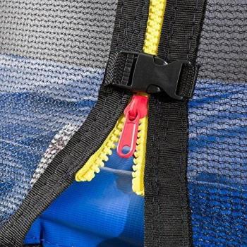 Coussin de protection Arebos pour trampoline + filet 396 cm (pour 6 tiges)