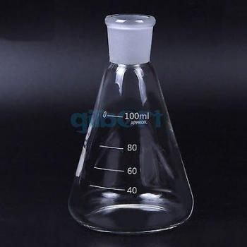 Flacon Borosilicate 150 ml QuickFit – Erlenmeyer laboratoire, conique, gradué