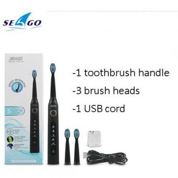 Seago USB-aufladbare Schallzahnbürste für Erwachsene