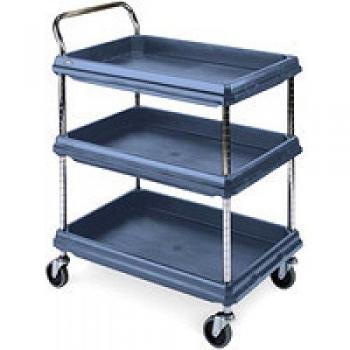 Deep Ledge 3 Tier Trolley Blue