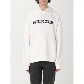 Veste sweat blanche Tommy Hilfiger L
