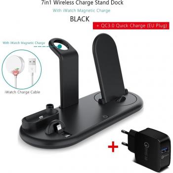 7-in-1 Oplaadstation voor Apple Horloge en Xiaomi Telefoon