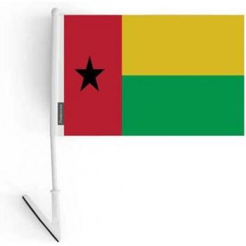 15‑Piece Guinea‑Bissau Flag Banner Kit – 14x21 cm Polyresin Strips (Multicolored)