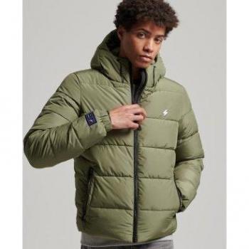 Superdry Chaqueta Puffer Sports para Hombre en Verde