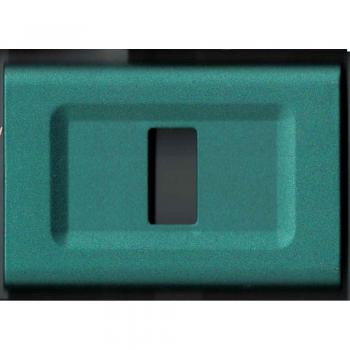 BTicino Magic Elite Green Powder – Placa con Tapa para Enchufe