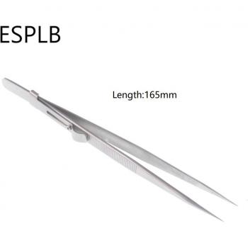 6.3'' Anti-Static Stainless Steel Tweezers