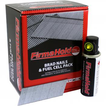 Firmahold ABSS1638G Stainless Steel Angled Brad Nails and Gas Pack