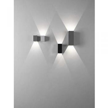 Astro Oslo 255 LED Outdoor Large Up Down Wall Light Textured Black