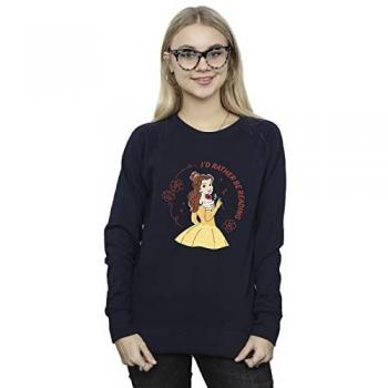 Disney “I’d Rather Be Reading” Beauty & the Beast Pullover – Grey
