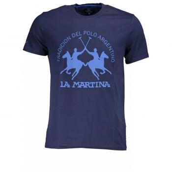 La Martina Men's Blue T-Shirt