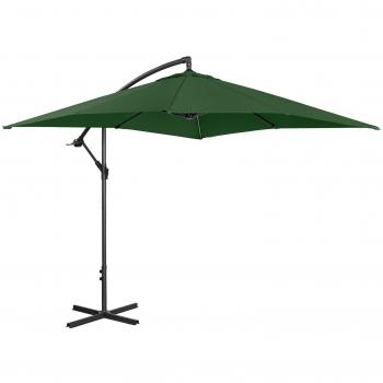 Sombrilla de patio semáforo verde 250 cm