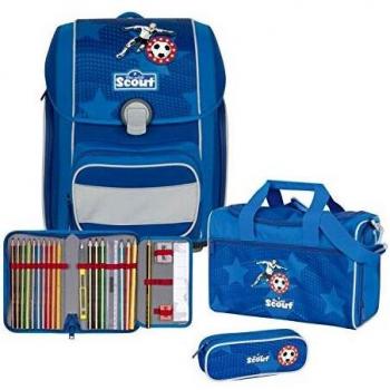 Scout Genius Fußball‑Rucksack‑Set (4-teilig)