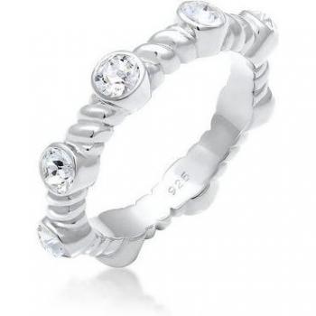 Infinity‑Kristall Fingerring 925 Silber – Elli Premium (Damen)