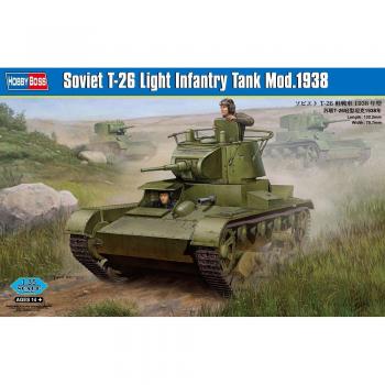 Tank de l’infanterie légère T‑26 (1938) – Échelle 1:35 – Hobby Boss