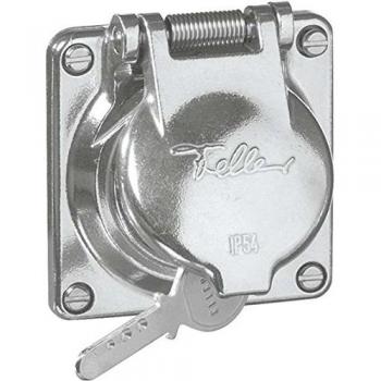 PEHA Schlüsselschalter – 1‑Fach, Aluminium (906294) – Einzeilig