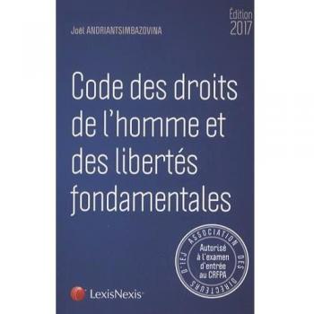 Code des droits de l'homme et des libertés fondamentales 2017
