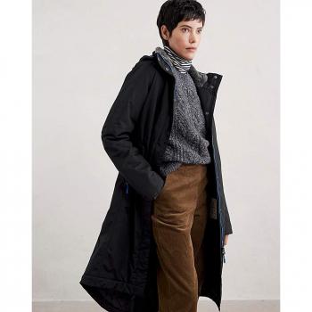 Manteau Étanche Janelle52 Noir de Seasalt Cornwall