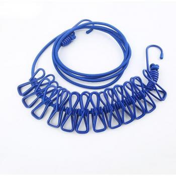 Cortina de Ropa 12 Pinzas para Camping