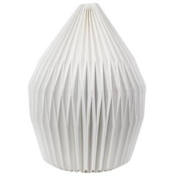 Astrid Paper Matte White Pendant – 10W Warm White