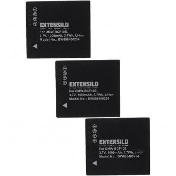 Extensilo BackupPower Panasonic Lumix – 1000 mAh Li‑Ion Akku
