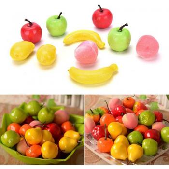 10PCS Plastic Decorative Fruit for House and Garden