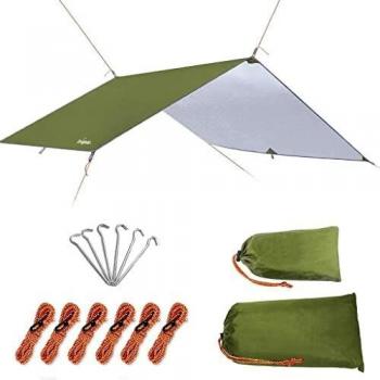 Green Rain Fly Tent Tarp 300x300 cm