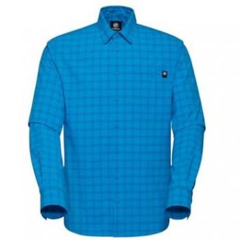 Mammut Camicia A Maniche Lunghe Lenni Glacier Blue Marine L
