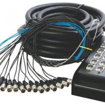 On-Stage 50' Stage Snake with 20 Channels and 4 Returns