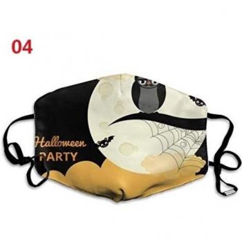 Halloween Cotton Mask with Floral Print