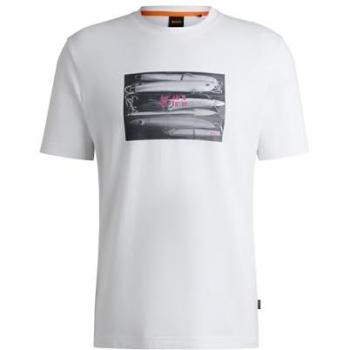 BOSS T-Shirt Dune Regular Fit Variante Écru 50539194