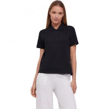 Polo Essenziale per Donna in Nero XS (Falke)