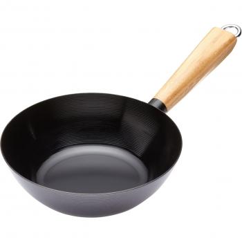 Wok de Acero, Gris, 20 cm